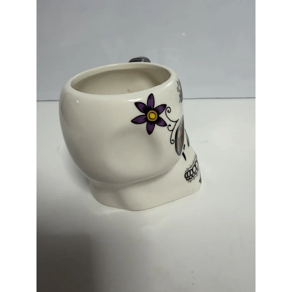 Day Of The Dead Calavera Figural Mug Sugar Skulls 17oz Coffee Mug New H-3